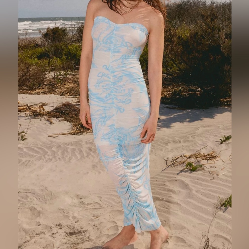 Miaou Renzo Mesh Maxi Dress Sizes Small & Medium